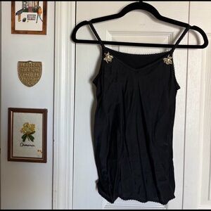 Vintage Italian silk tank top